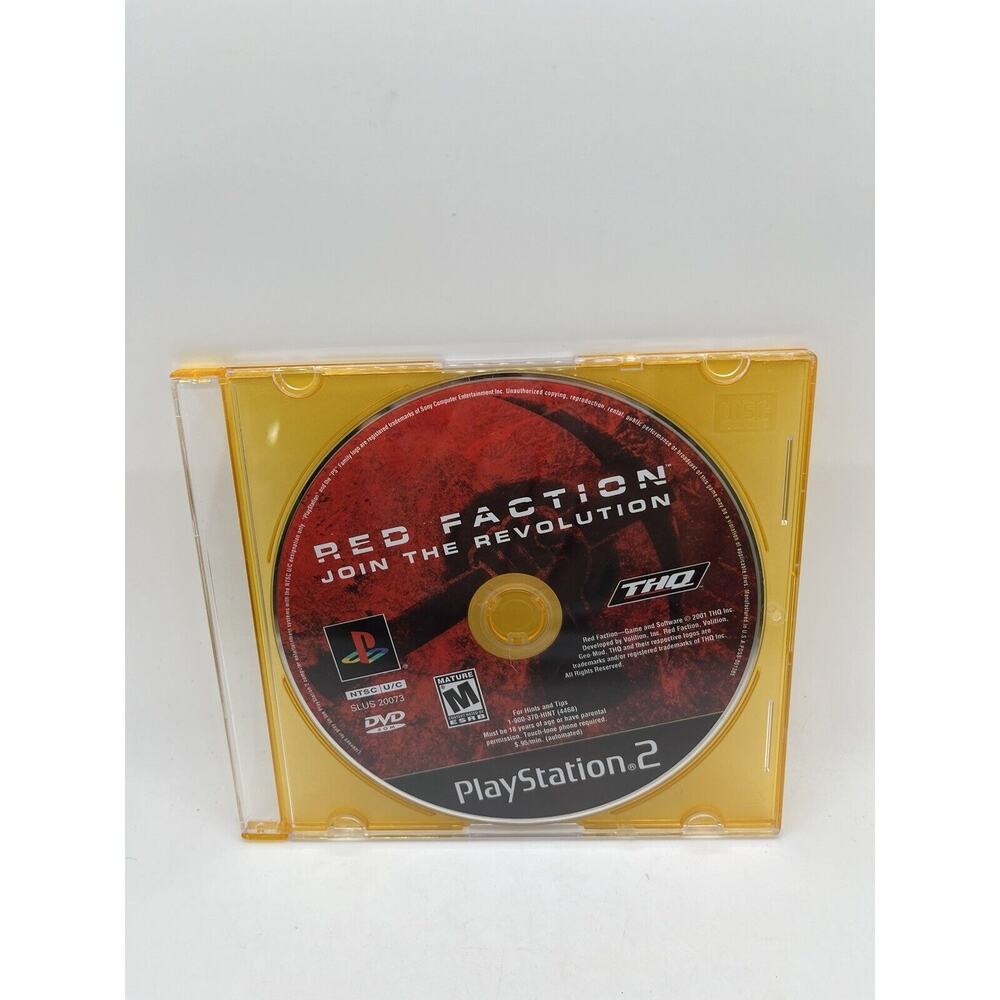Red Faction for Playstation 2 PS2 by THQ **Disc Only** Tested